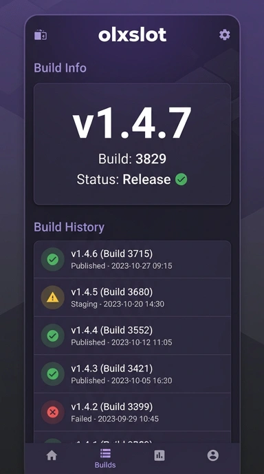 Riwayat Versi Terbaru olxslot untuk Android